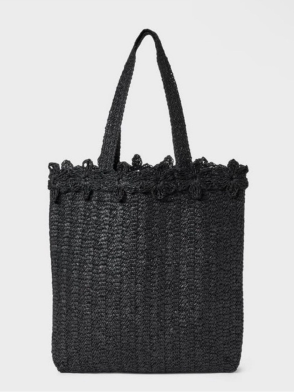 NWT A New Day Floral Raffia Tote